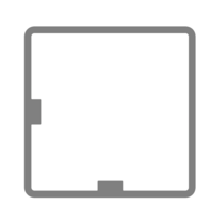 10-5050-0-1000MM MODULAR SOLUTIONS EXTRUDED PROFILE<br>50MM X 50MM PROFILE SLEAVE FOR 45MM X 45MM PROFILE, CUT TO THE LENGTH OF 1000 MM